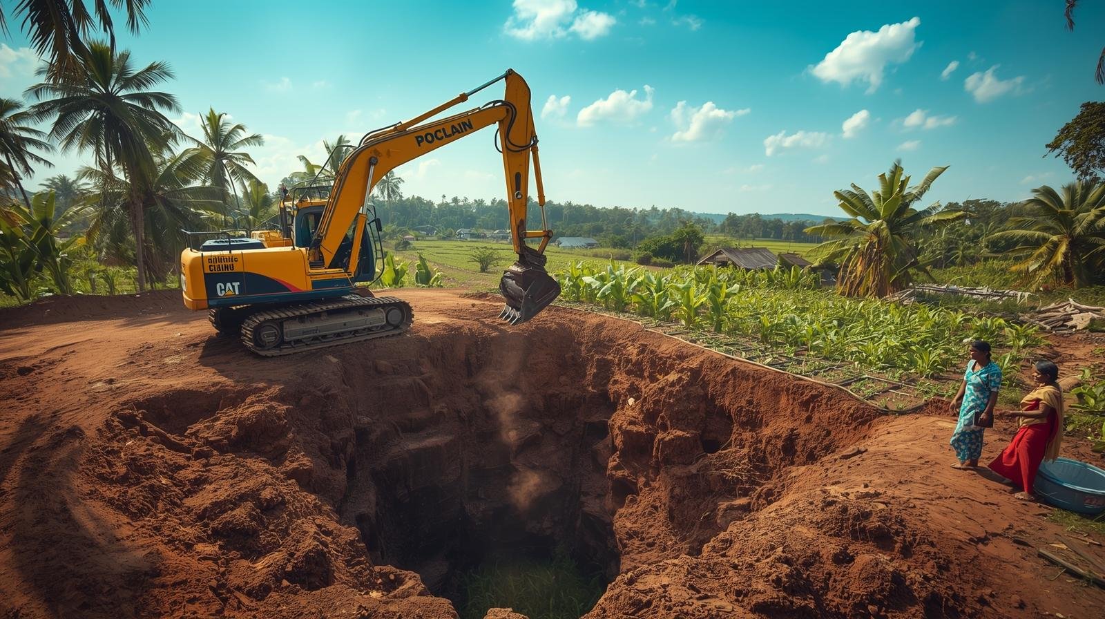 New open well digging service by SMS OPEN WELL CONTRACTOR – deep excavation up to 100 feet